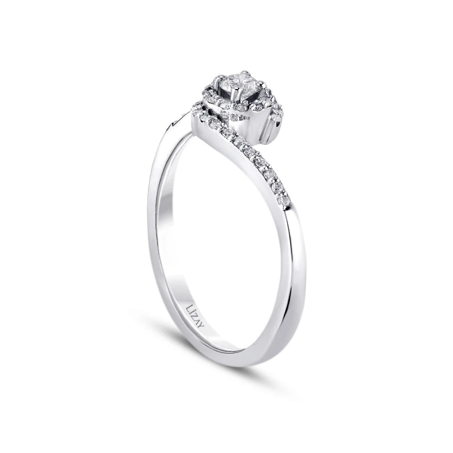 0.29 ct. Diamant Rund Solitär Trend Verlobungsring