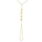 Gold Shamballa Armband mit Kugel und Stern