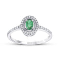 0.31 ct. Diamant Smaragd Ring