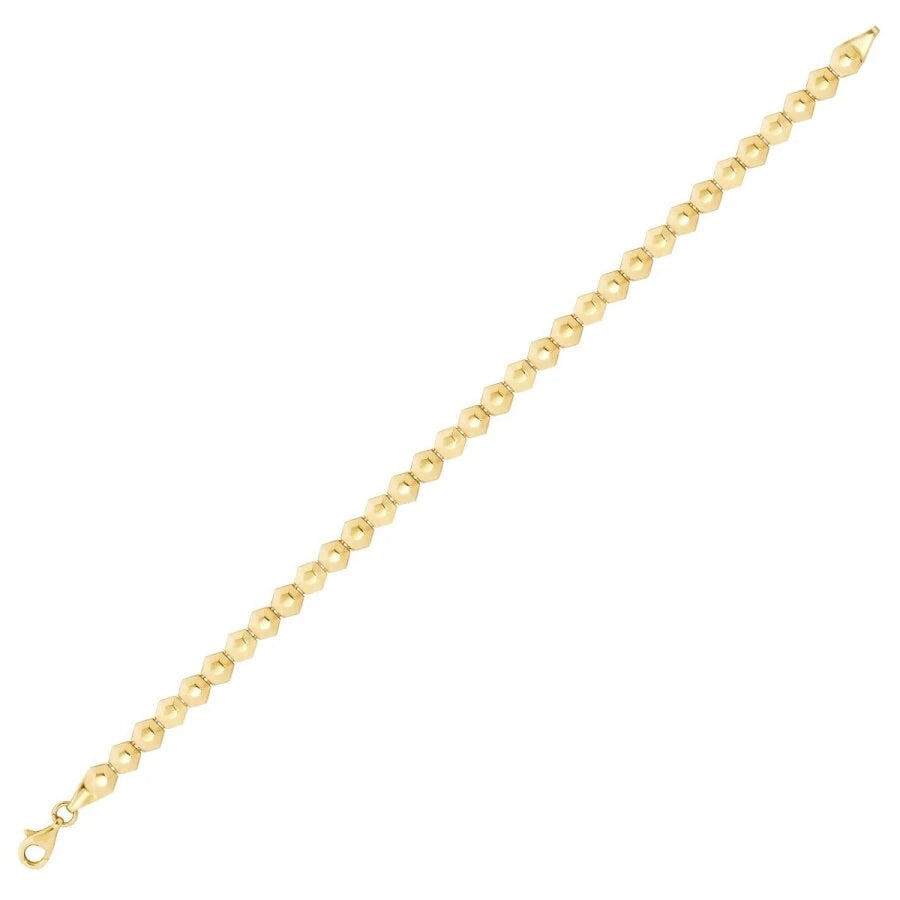 Gold Hexagon Armband
