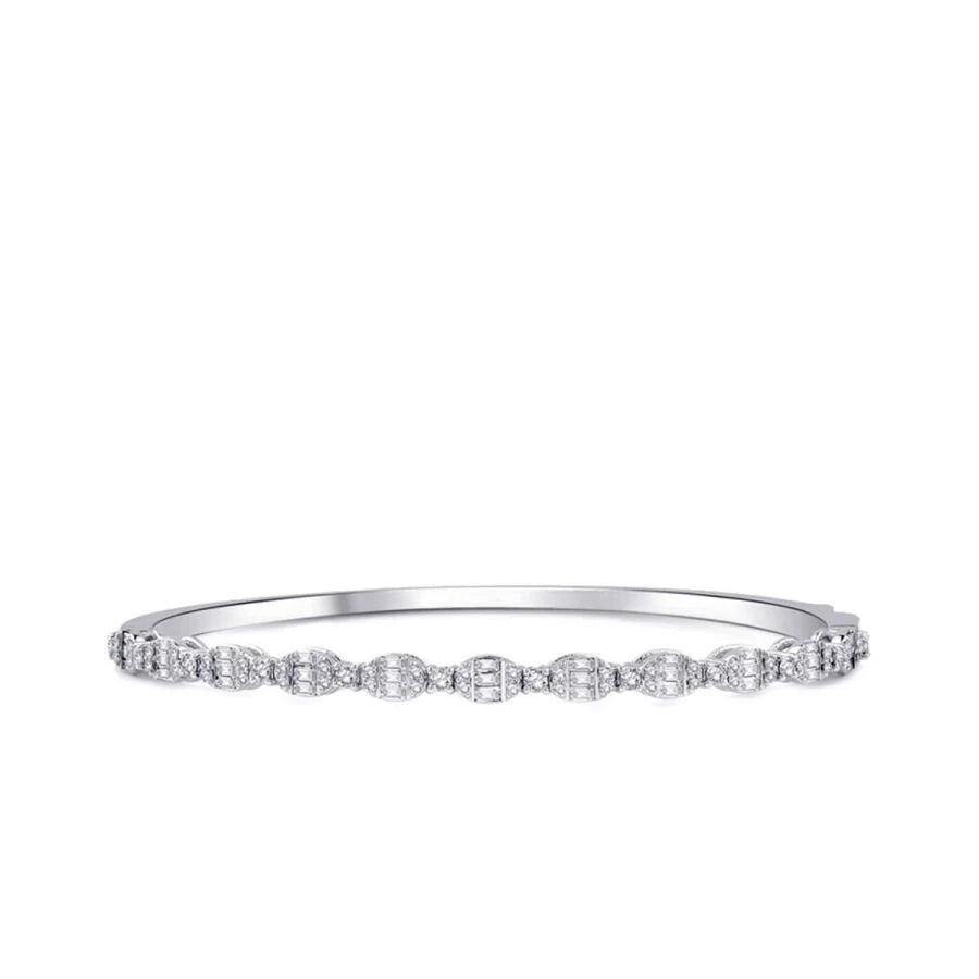 1.11 ct. Diamant Baguette Armreif