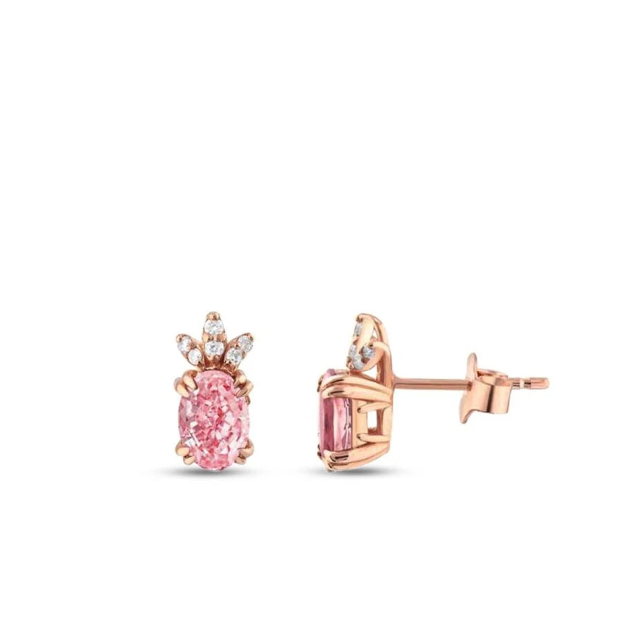 1.55 ct. Diamant Turmalin Ohrringe