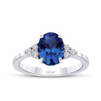 11.56 Karat Diamant Saphir Set