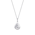 0.15 ct. Diamant Baguette Halskette