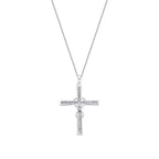 0.16 ct. Diamant Kreuz Halskette