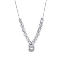 1.36 ct. Diamant Baguette Halskette
