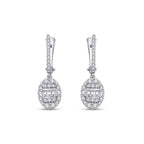 0.85 ct. Diamant Baguette Ohrringe