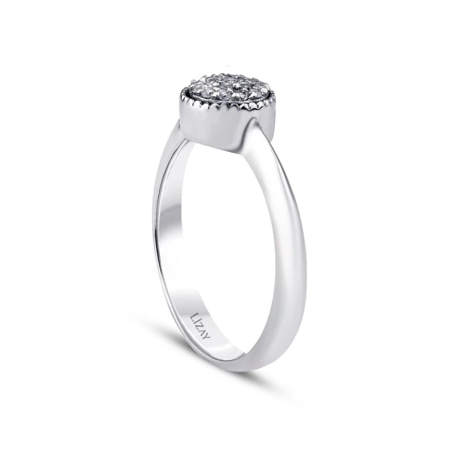 0.14 ct. Diamant Rund Ring