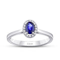 0.31 ct. Diamant Saphir Ring