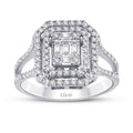 0.55 ct. Diamant Baguette Ring