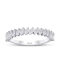 0.66 ct. Diamant Halb-Eternity Ring