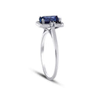 1.15 ct. Diamant Saphir Ring