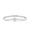0.25 ct. Diamant Baguette Armband