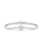 0.25 ct. Diamant Baguette Armband