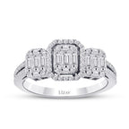 0.85 ct. Diamant Baguette Ring
