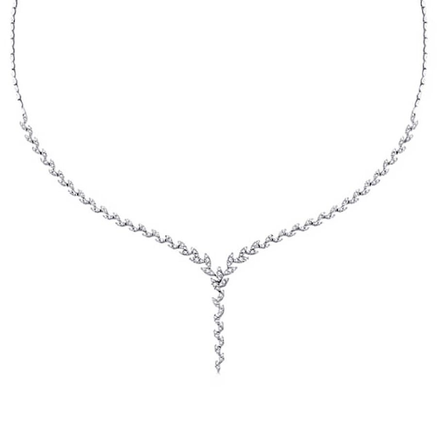 Gold Blätter Tennis Halskette