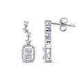 0.33 ct. Diamant Baguette Ohrringe