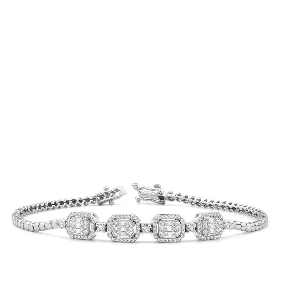 0.66 ct. Diamant Baguette Armband