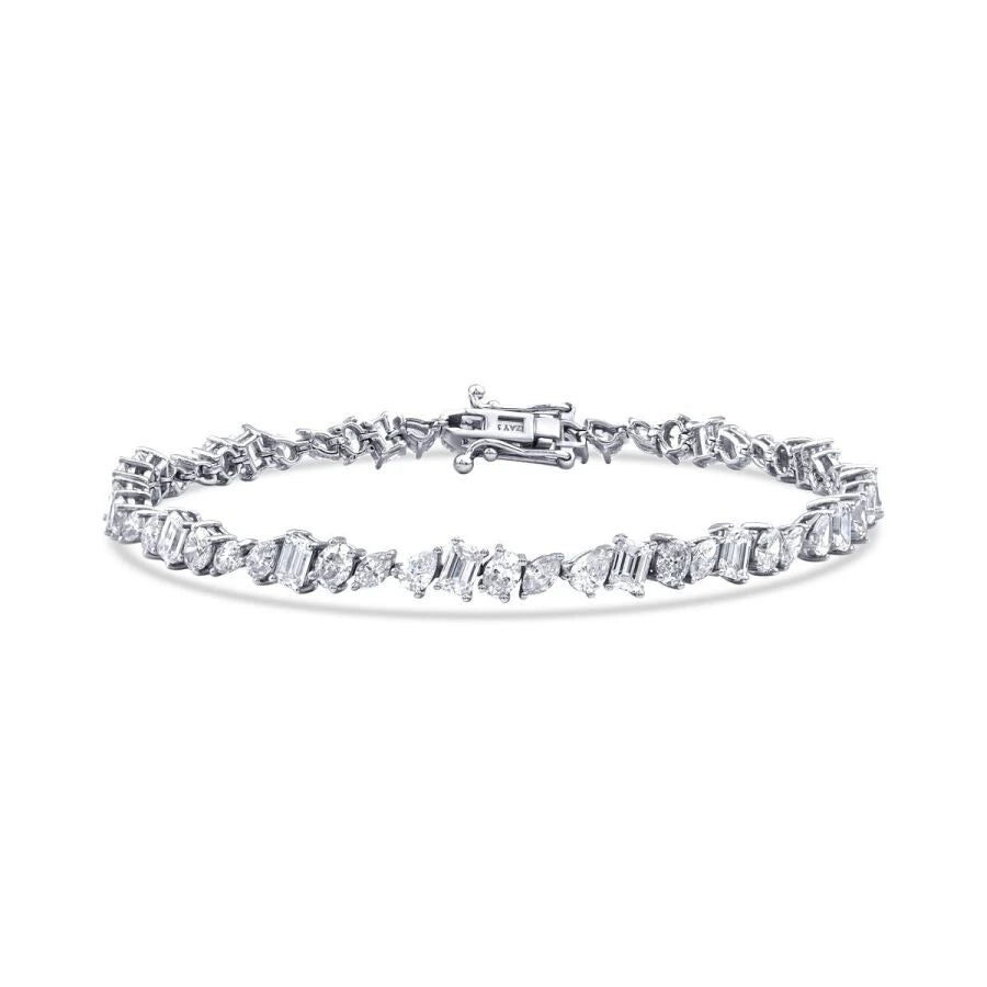 7.10 ct. Diamant Baguette Armband