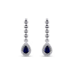 1.58 ct. Diamant Saphir Ohrringe