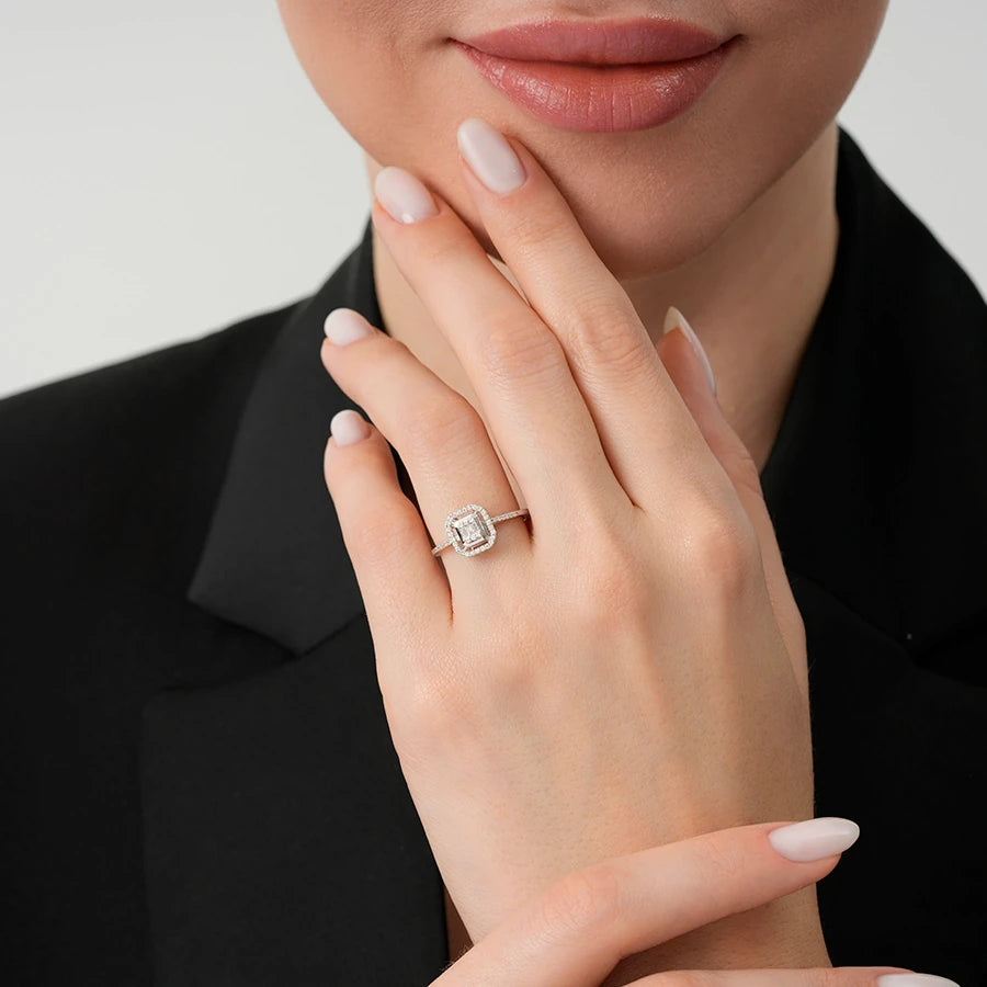 0.56 Karat Diamant Baguette Set
