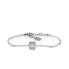 0.36 ct. Diamant Baguette Armreif