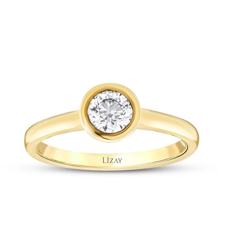 0.50 ct. Diamant Rund Solitär Verlobungsring