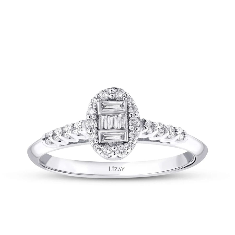 0.41 ct. Diamant Baguette Ring