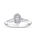 0.41 ct. Diamant Baguette Ring
