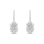 1.36 ct. Diamant Baguette Ohrringe
