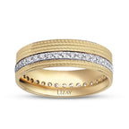 Gold Gemusterter Ehering