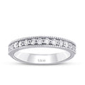 0.25 ct. Diamant Halb-Eternity Ring