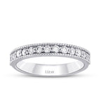 0.25 ct. Diamant Halb-Eternity Ring