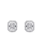 0.30 ct. Diamant Baguette Ohrringe