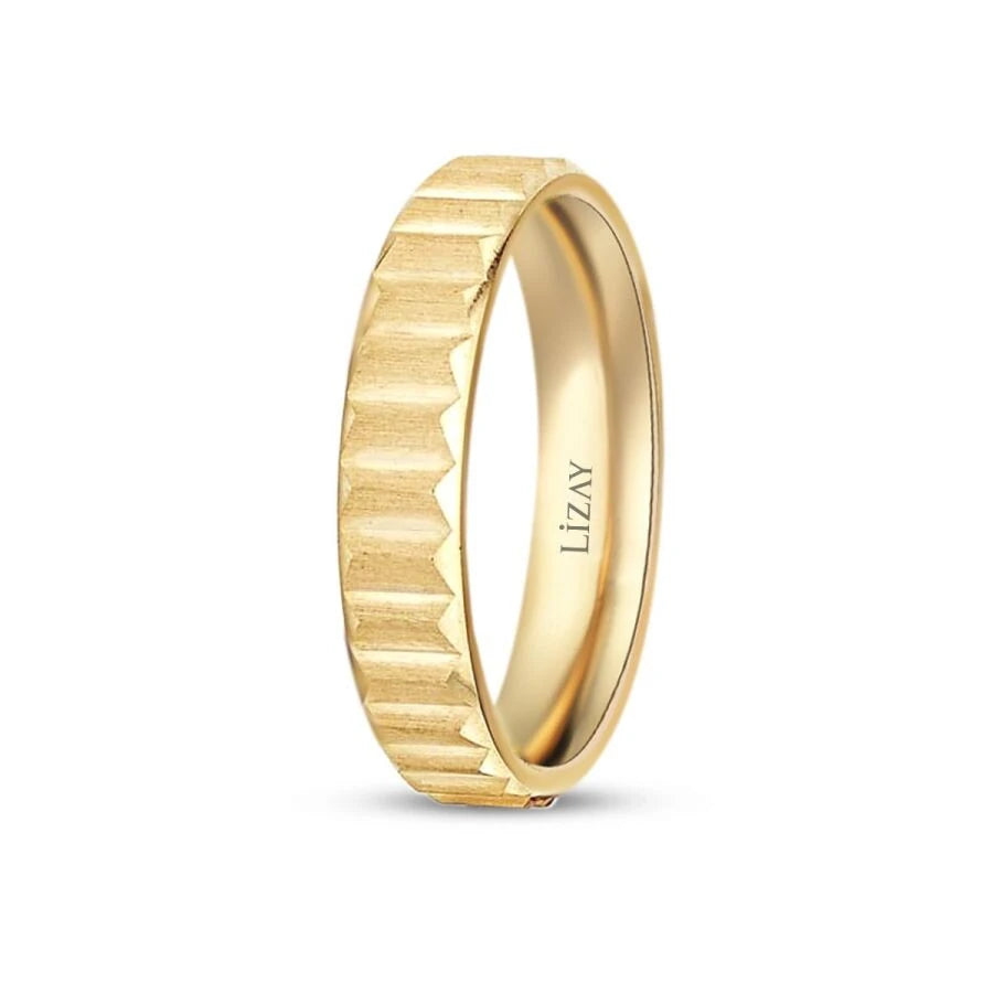 Klassischer Gold Ehering