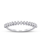 0.46 ct. Diamant Halb-Eternity Ring