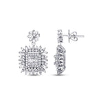 1.20 ct. Diamant Baguette Ohrringe