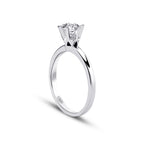 0.50 ct. Diamant Rund Solitär Verlobungsring