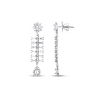 0.98 ct. Diamant Baguette Ohrringe