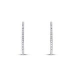 0.74 ct. Diamant Creolen Ohrringe