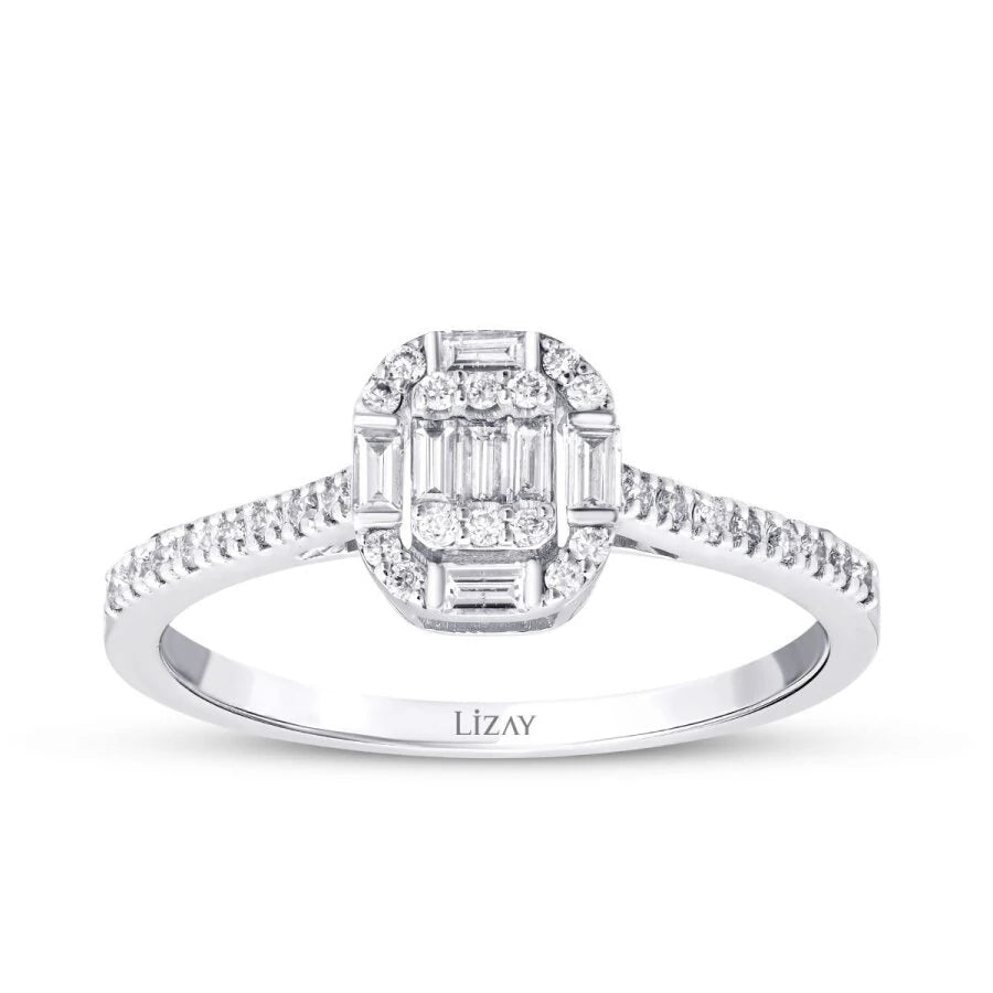 0.30 ct. Diamant Baguette Ring