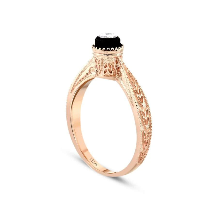 0.10 ct. Diamant Solitär Verlobungsring