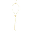 Gold Shamballa Armband mit Nordstern