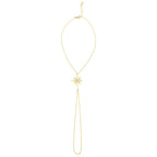 Gold Shamballa Armband mit Nordstern