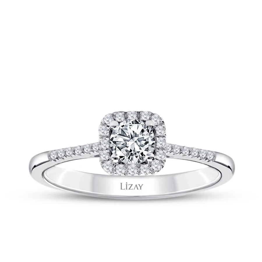 0.43 ct. Diamant Rund Solitär Verlobungsring