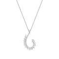 0.96 ct. Diamant Baguette Halskette