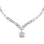 6.89 ct. Diamant Baguette Halskette