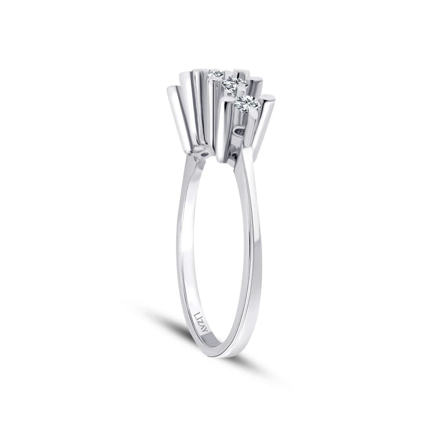 0.25 ct. Diamant Fünf-Stein Ring