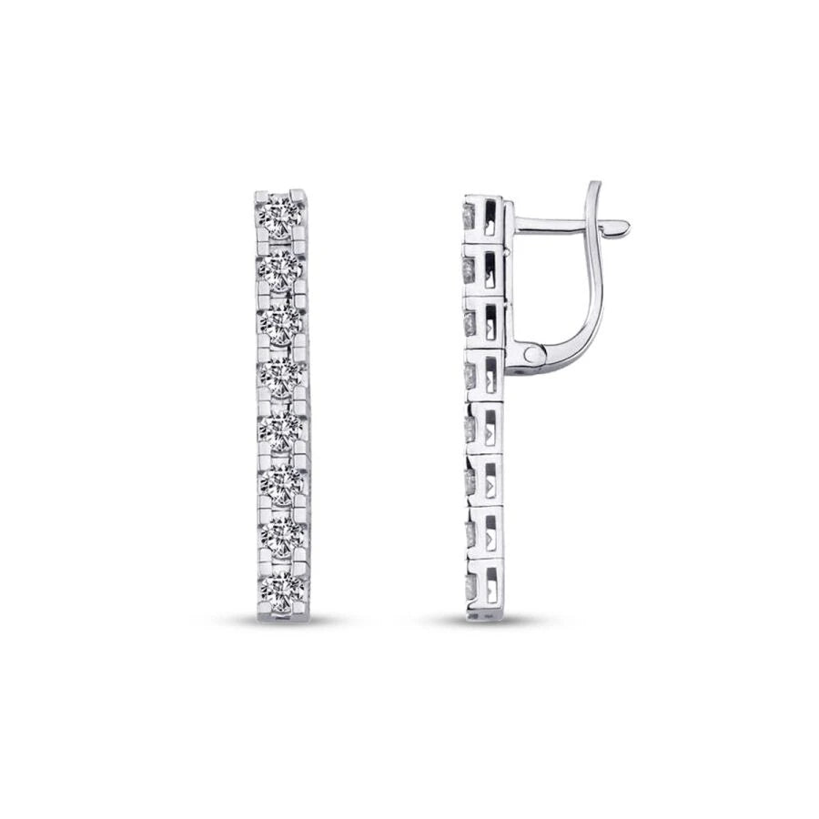 1.46 ct. Diamant Tennis Ohrringe