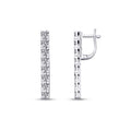 1.46 ct. Diamant Tennis Ohrringe
